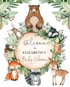 WOOD24 - Welcome Sign VERTICAL 8x10: WOOD24 - Welcome Sign VERTICAL