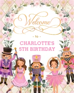 NC2 - Welcome Sign PINK design preview