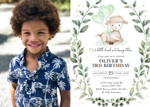 GR7 - Photo Invite design preview