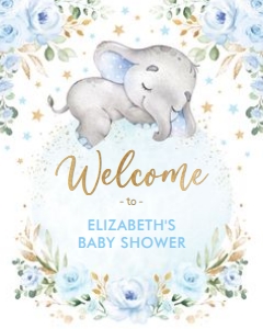 EL18 - Welcome Sign 8x10 INCHES: EL18 - Welcome Sign