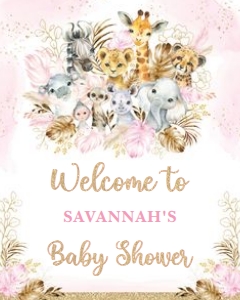 JUN17P - Welcome Sign 16x20 INCHES design preview