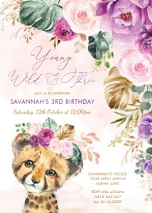 CH2 - 3rd Birthday Invite: CH2 - 3rd Birthday Invite