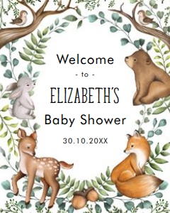 FOR3 - Welcome Sign B 8x10 INCHES design preview