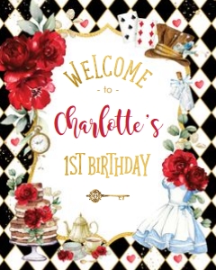 AL4 - Welcome Sign 16x20 INCHES: AL4 - Welcome Sign