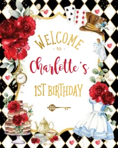 AL4 - Welcome Sign 8x10 INCHES: AL4 - Welcome Sign