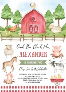 FARM7 - Birthday Invite B design preview