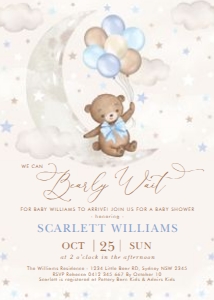 BR7 - Baby Shower Invite C: BR7 - Baby Shower Invite C