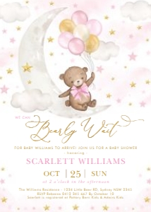 BR9 - Baby Shower Invite C: BR9 - Baby Shower Invite C