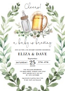 OKT1-Baby Shower Invite A: OKT1-Baby Shower Invite A
