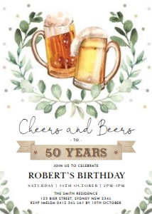OKT1- Cheers & Beers Invite design preview