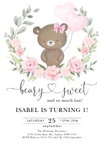 BR2 - Birthday Invite design preview