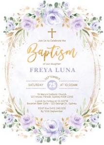 FLO42 - Baptism Invite: FLO42 - Baptism Invite