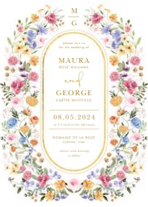 FLO2 - Wedding Invite design preview