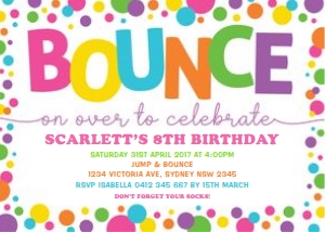 JUMP7 - Birthday Invite: JUMP7 - Birthday Invite