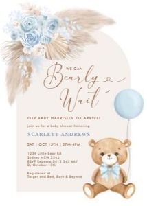 BR11 - Baby Shower Invite D: BR11 - Baby Shower Invite D