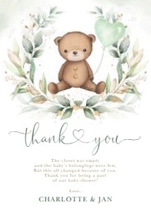 BR4 - Thank You Card design preview