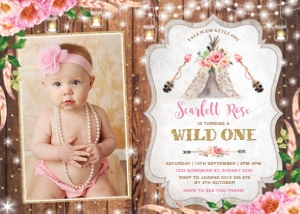 WW2 - Wild One Photo Invite: WW2 - Wild One Photo Invite