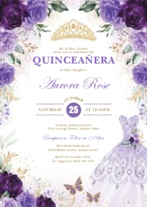 FLO9 - Quinceanera Invite A design preview