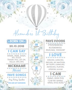HAB3 - Birthday Poster design preview
