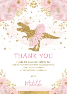 DIN4 - Thank You Card design preview
