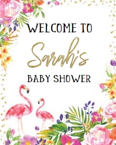 FLA3 - Welcome Sign 16x20 design preview