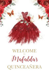 FLO11 - Welcome Sign 24x36: FLO11 - Welcome Sign 16x20