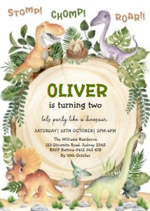 DIN3 - Birthday Invite C: DIN3 - Birthday Invite C