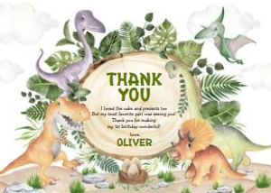 DIN3 - Thank You Card design preview