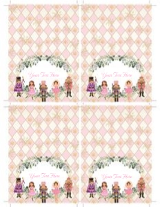NC2 - Place Cards PINK design preview