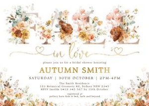 FLO5 - Fall in Love Invite design preview