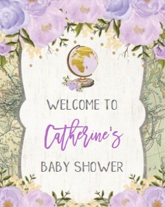 TRA4 - Welcome Sign 8x10 INCHES: TRA4 - Welcome Sign