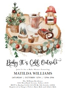 WINT2 - Baby Invite A: WINT2 - Baby Invite A