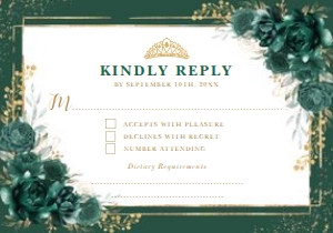 FLO17 - RSVP Card design preview