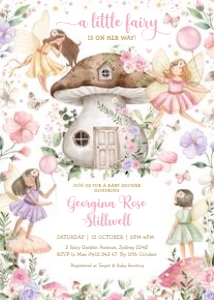 FA4 - Baby Shower Invite design preview