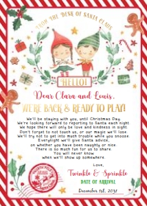 ELF1- Elf Letter B - BOY & GIRL: ELF1- Elf Letter B - BOY & GIRL