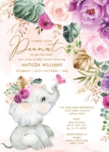 EL13 - Baby Shower Invite B design preview