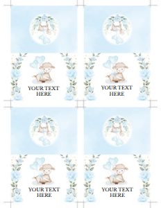 GR8 - Place Cards BLUE: GR8 - Place Cards BLUE