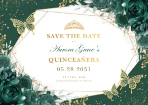 FLO17 - Save The Date B design preview