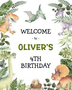 DIN3 - Welcome Sign 8x10 PORTRAIT B: DIN3 - Welcome Sign PORTRAIT B