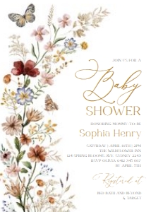 WF1 - Baby Shower Invite: WF1 - Baby Shower Invite