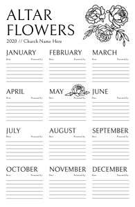 Altar Flowers 11x17: Altar Flowers Posters