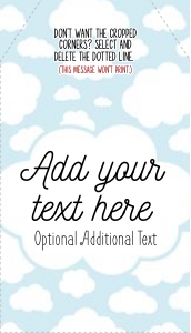 Cloud Gift Tag - Light Blue: Cloud Gift Tag - Light Blue