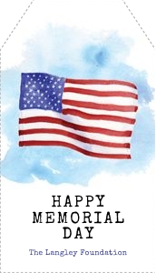 Patriotic Gift Tag - Flag Memorial Day: Patriotic Gift Tag - Flag Memorial Day