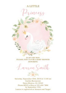 Swan-baby shower: Swan-baby shower