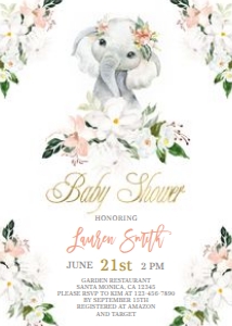 Baby Elephant design preview