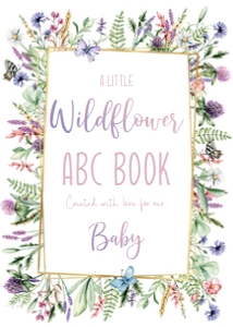 ABC009W | Wildflower Guest Book design preview