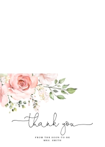 Floral thank you cards br2 design preview