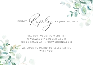 Greenery Wedding Set design preview