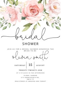 Bridal shower set design preview
