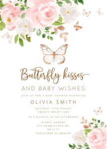 Butterfly baby shower bundle design preview